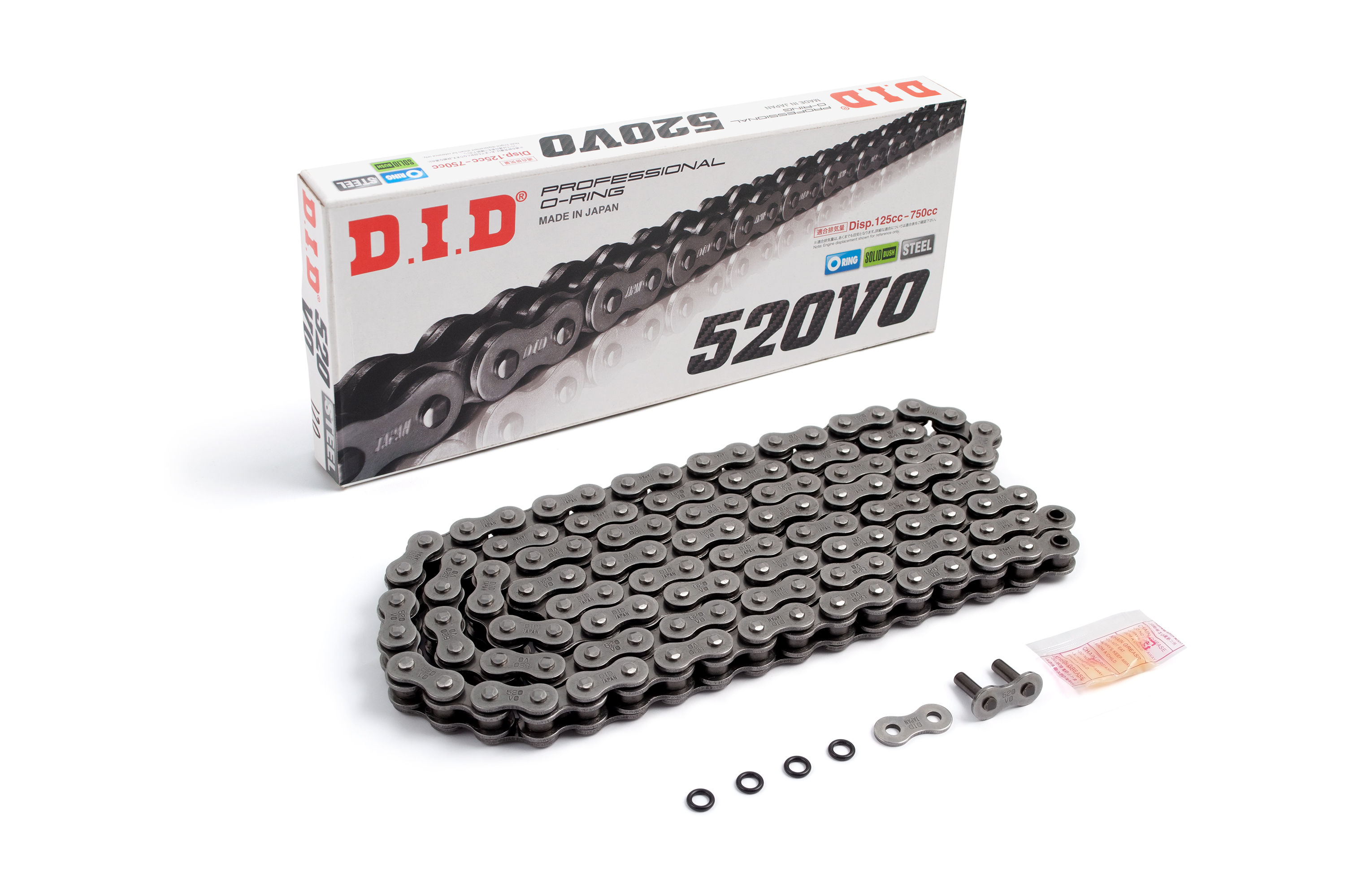 Цепь для мотоцикла DID 520VO (120 зв.)