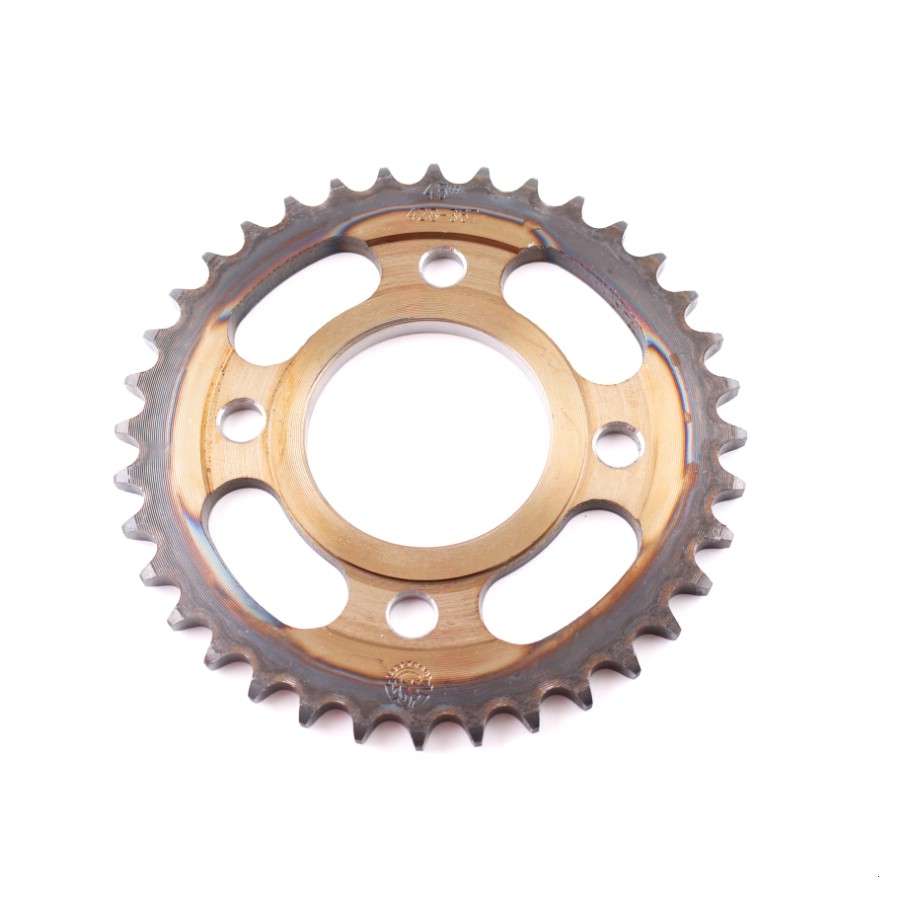 Звезда ведомая стальная 428-36T d-58mm, 4 болта крепл. L-90mm, с проточкой  SM-PARTS