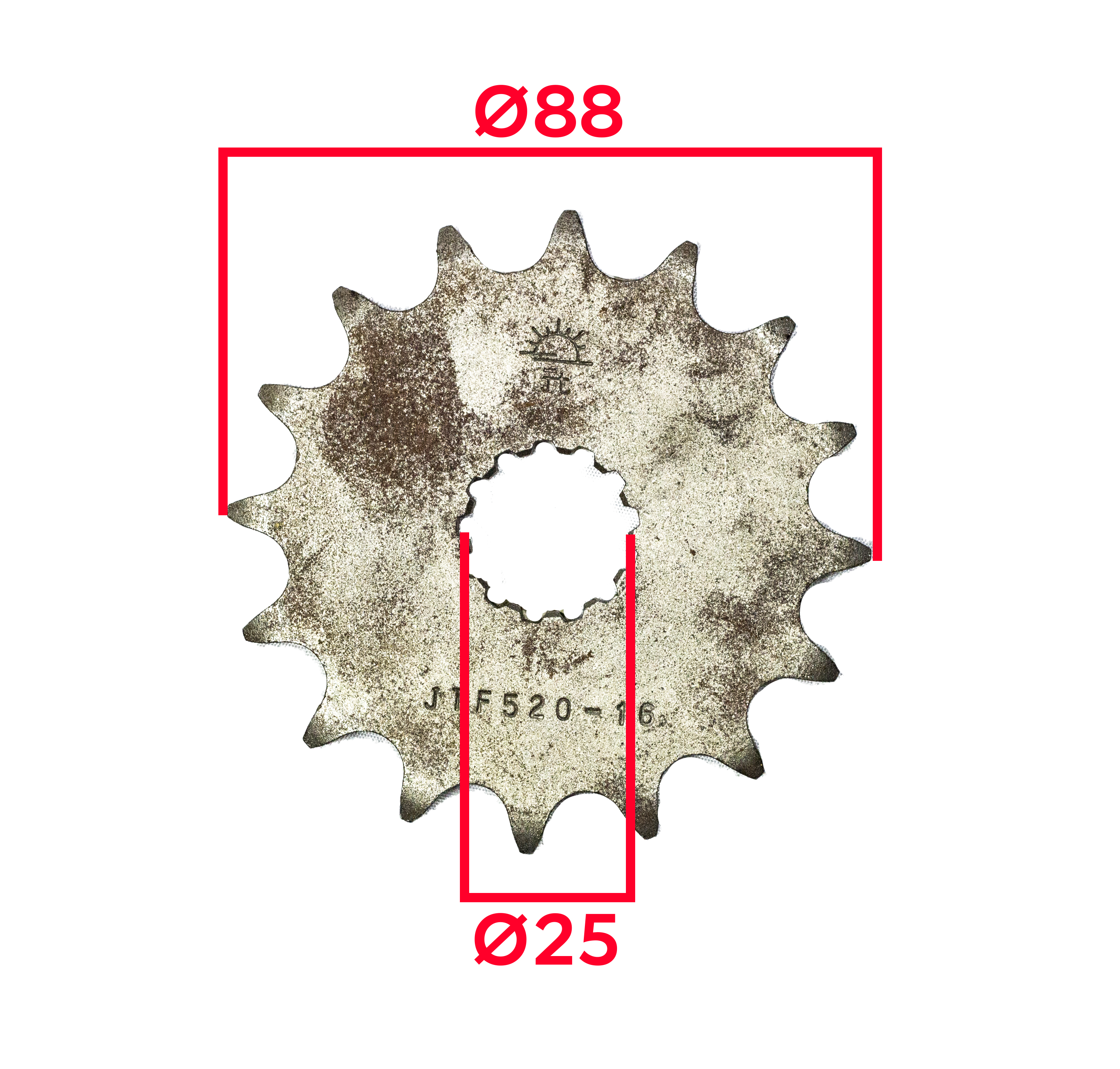 Звезда ведущая самоочищающаяся SMP-F1901 13T  SM-PARTS (JTF 1901 13)