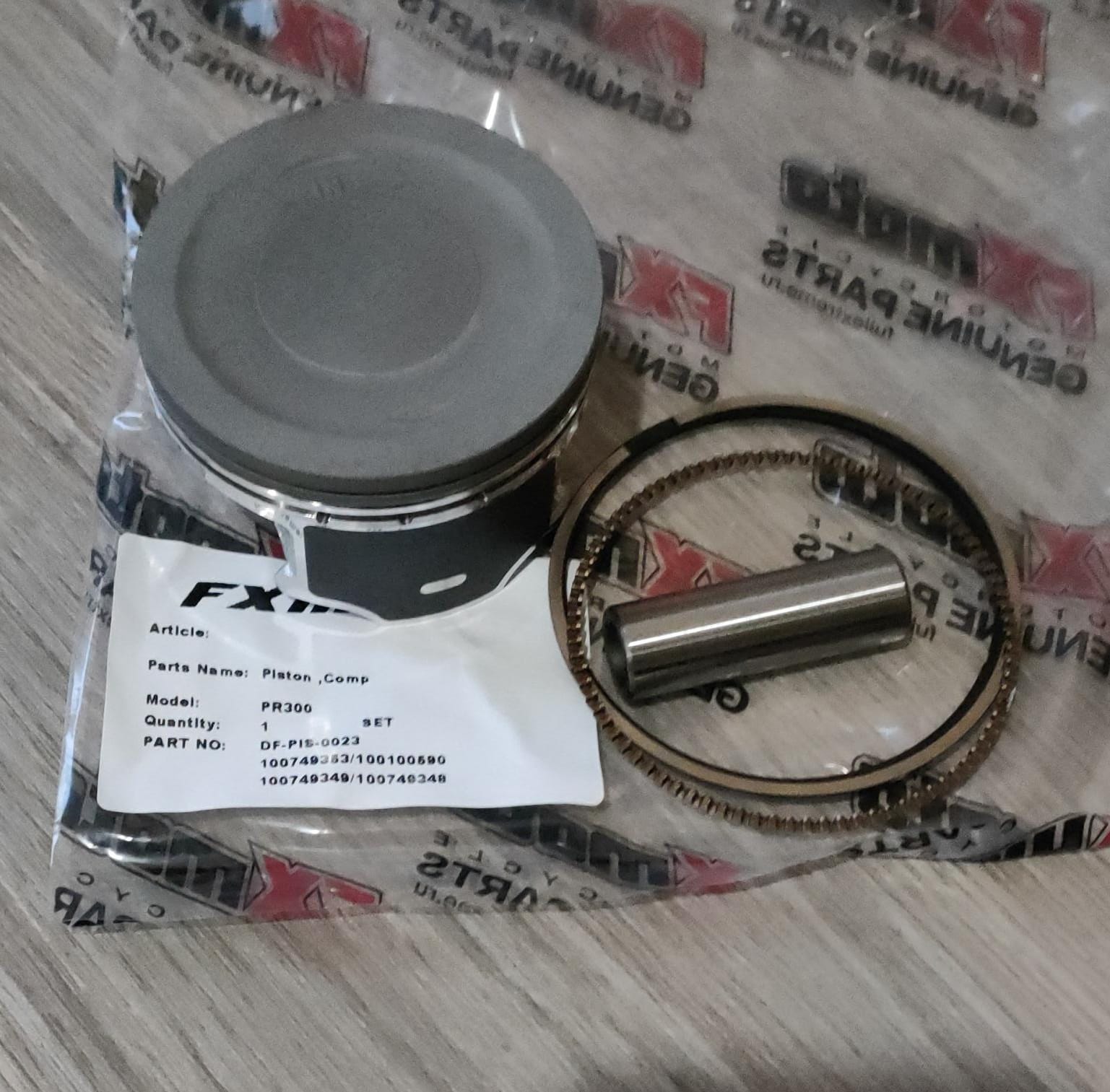 Поршень в сборе 75мм PR300 (ZS175-7)