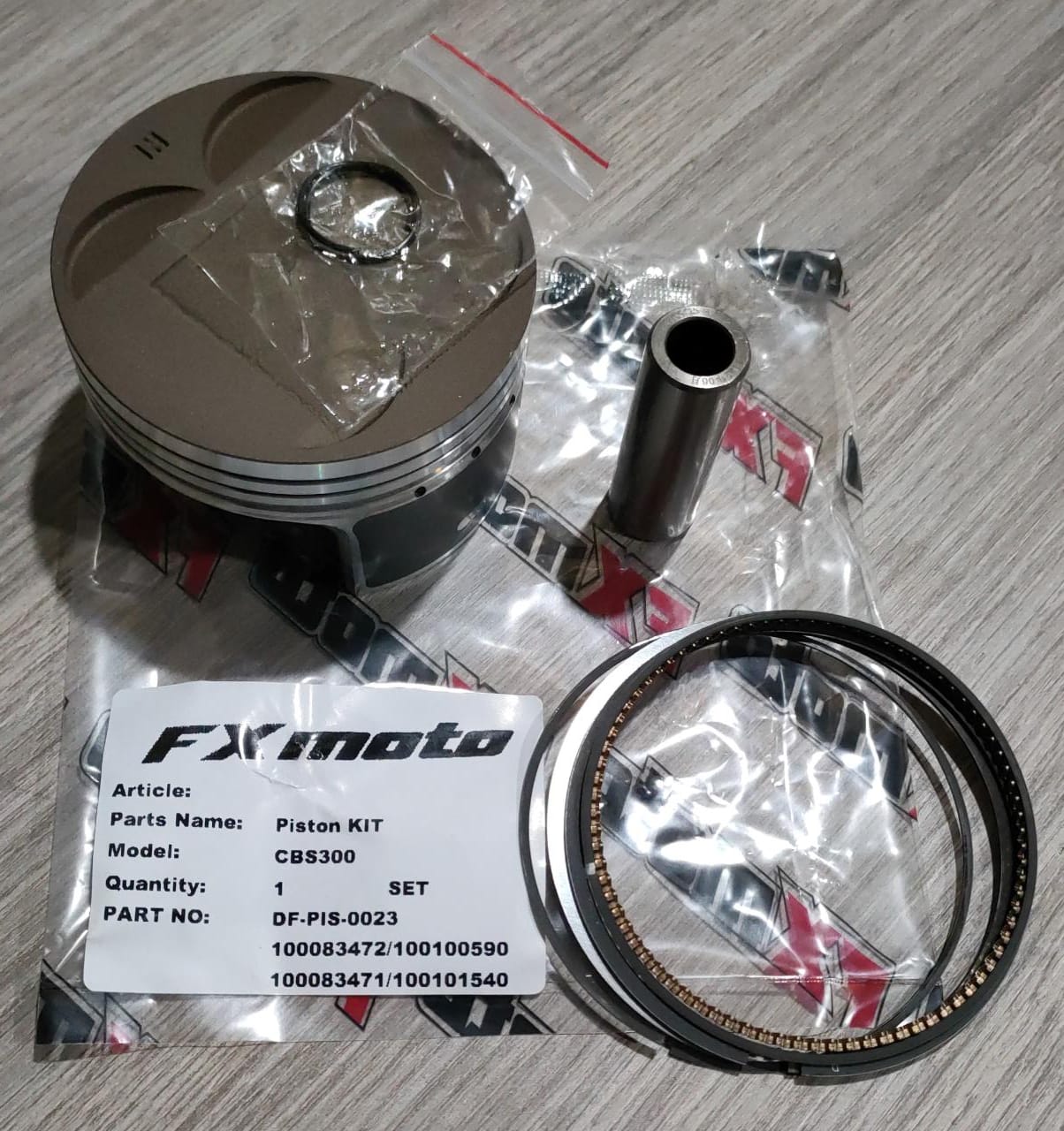 Поршень в сборе 74мм ZS174MN-3 (CBS300)