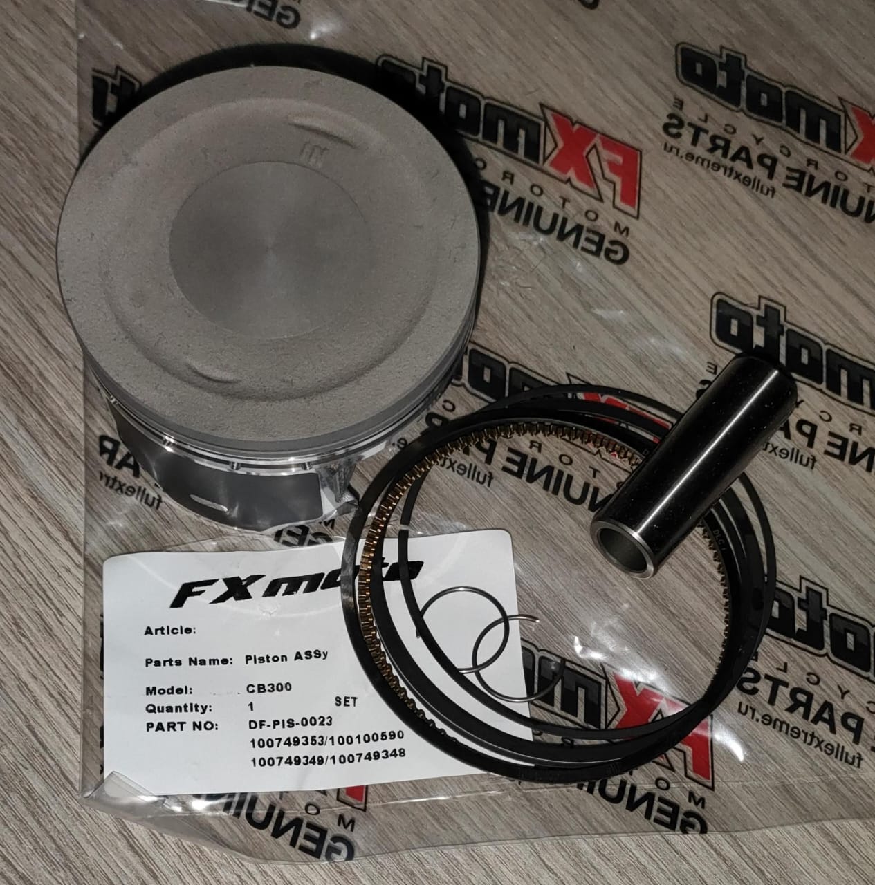 Поршень в сборе 75мм CB300F (zs175-2v)