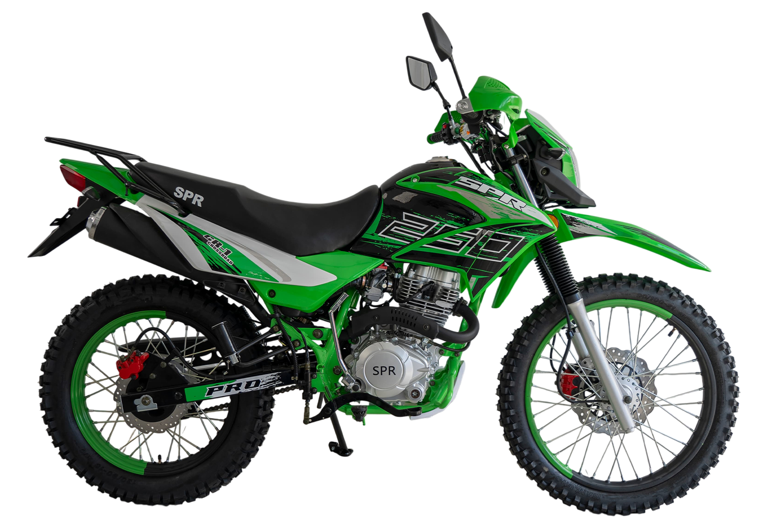 Мотоцикл SPRMOTORS CrossRoad-1 (Зеленый)