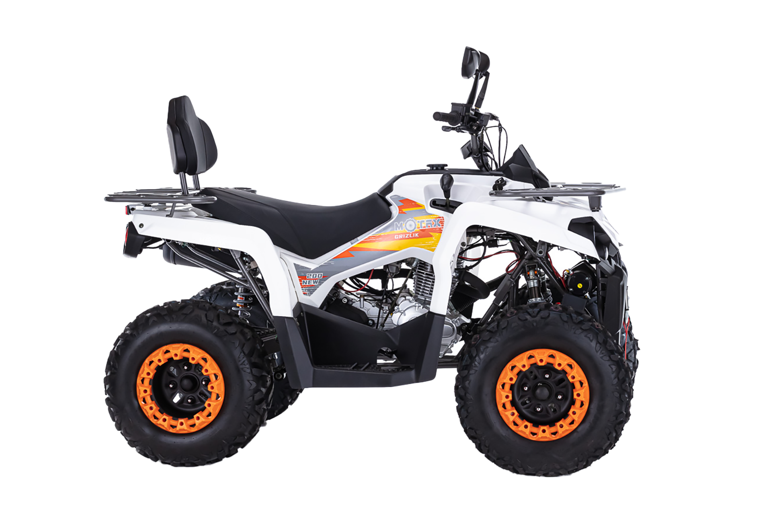 Квадроцикл MOTAX GRIZLIK 200 ULTRA черно-белый