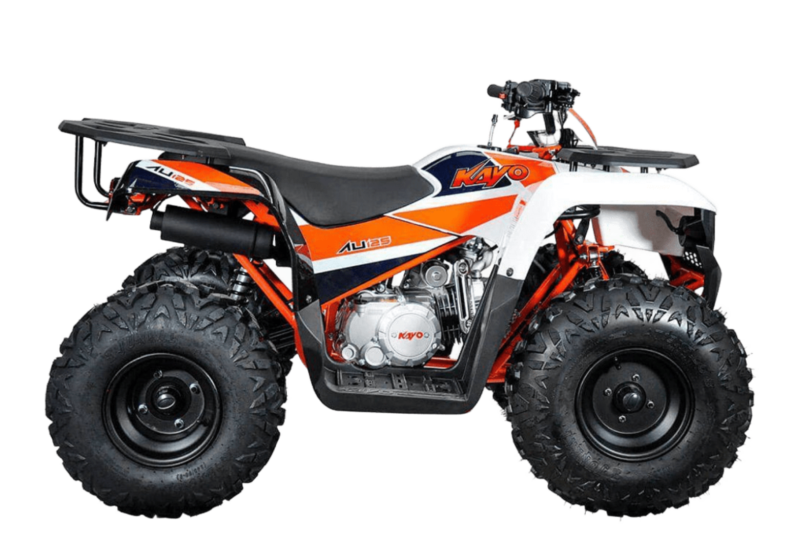 Квадроцикл KAYO AU125 (белый пластик 2022 г.) (Без ПСМ)