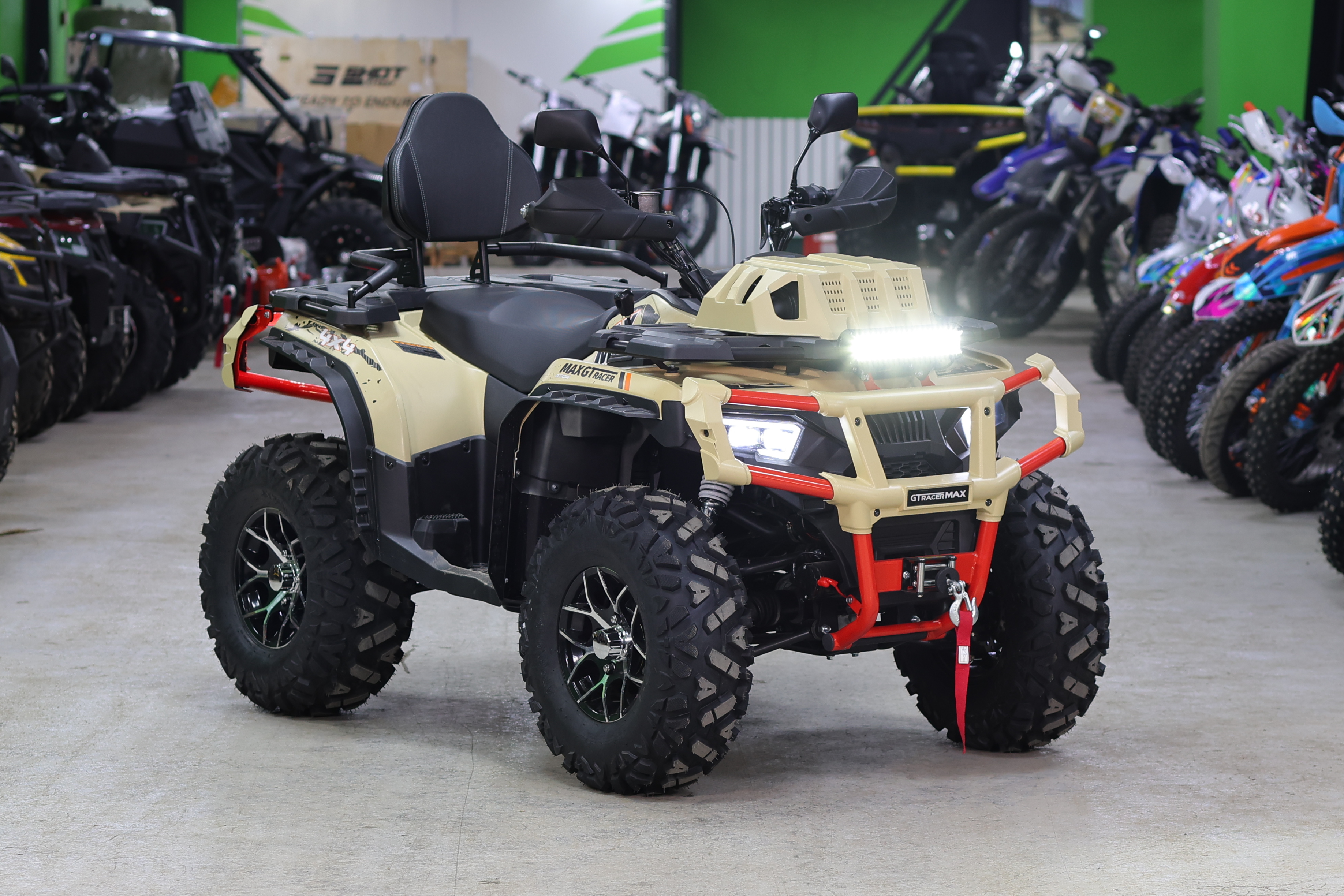 Квадроцикл GT-RACER MAX 550 4x4 EFI (желтый)