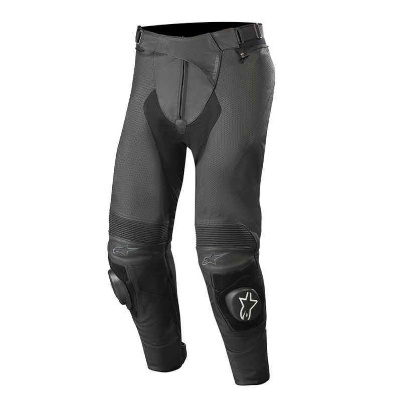 Мотобрюки кожаные MISSILE V2 LEATHER PANTS AIRFLOW черные, 10, 46