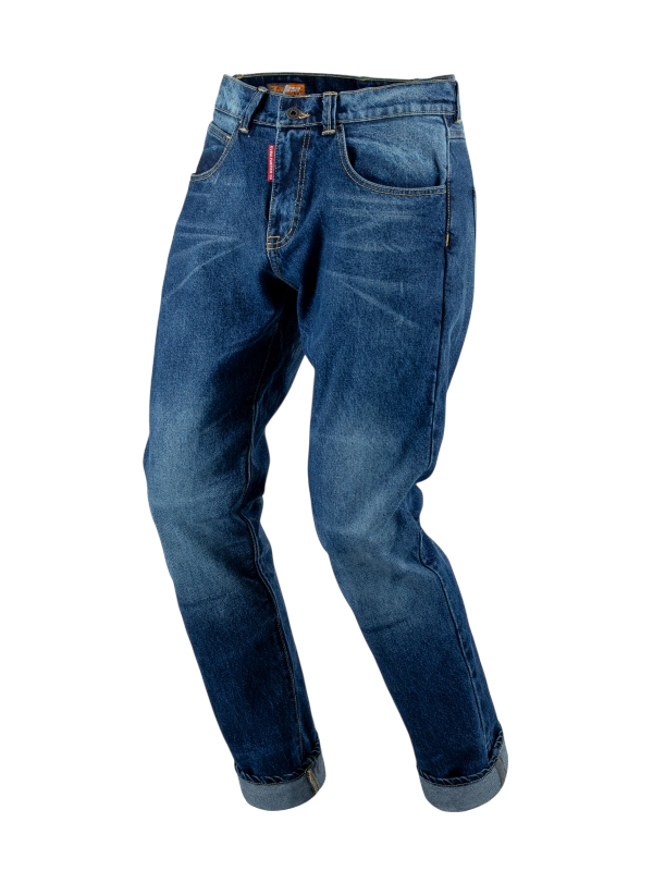 EF56 Мотоджинсы SAMURAI муж.  Синий (40)