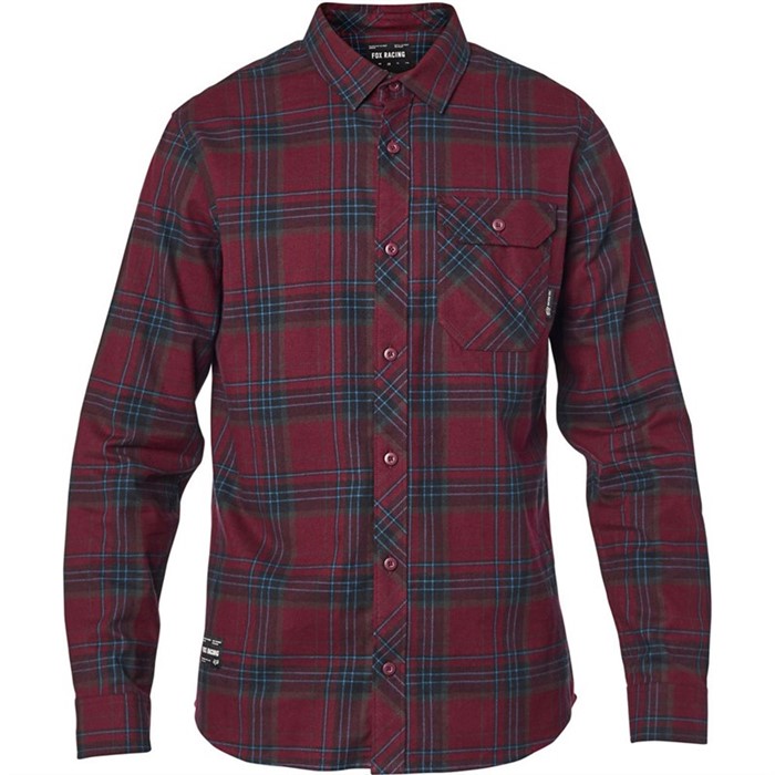 Рубашка Fox Gamut Stretch Flannel Взрослый, M, бордовый, 2020 (23890-527-M)
