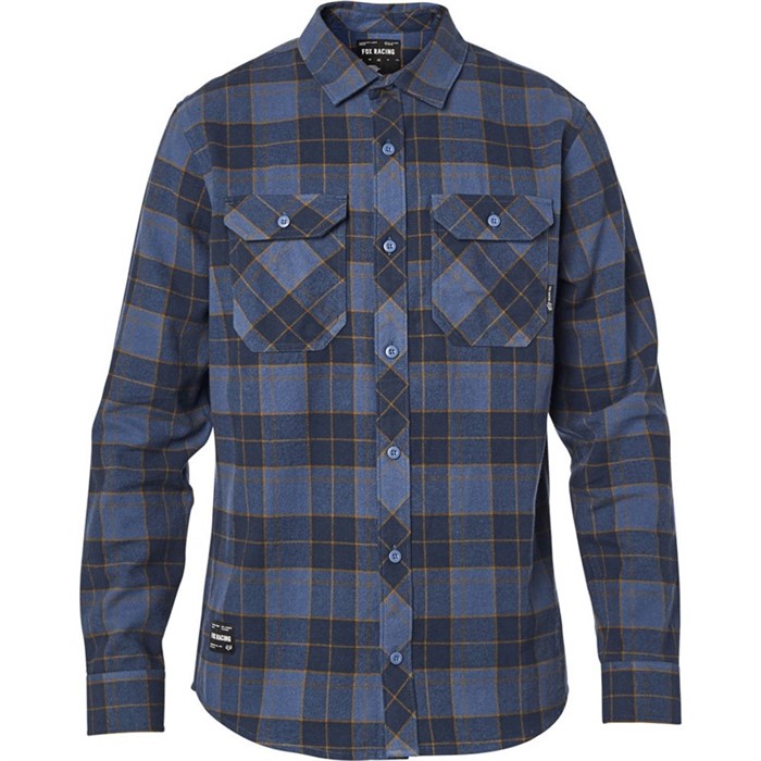 Рубашка Fox Traildust 2.0 Flannel Взрослый, L, синий, 2020 (23826-156-L)