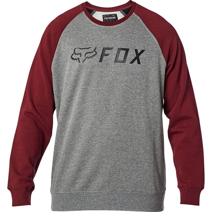 Толстовка Fox Apex Crew Fleece Взрослый, S, серый, 2020 (26436-037-S)