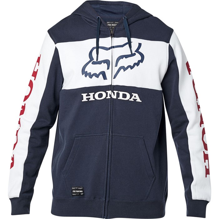 Толстовка Fox Honda Zip Fleece Взрослый, M, синий, 2020 (25955-045-M)