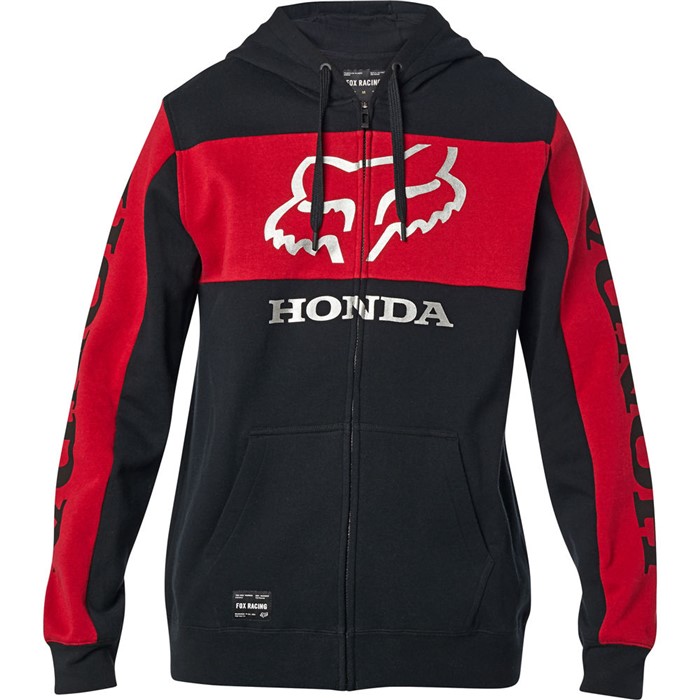 Толстовка Fox Honda Zip Fleece Взрослый, L, черный, 2020 (25955-017-L)