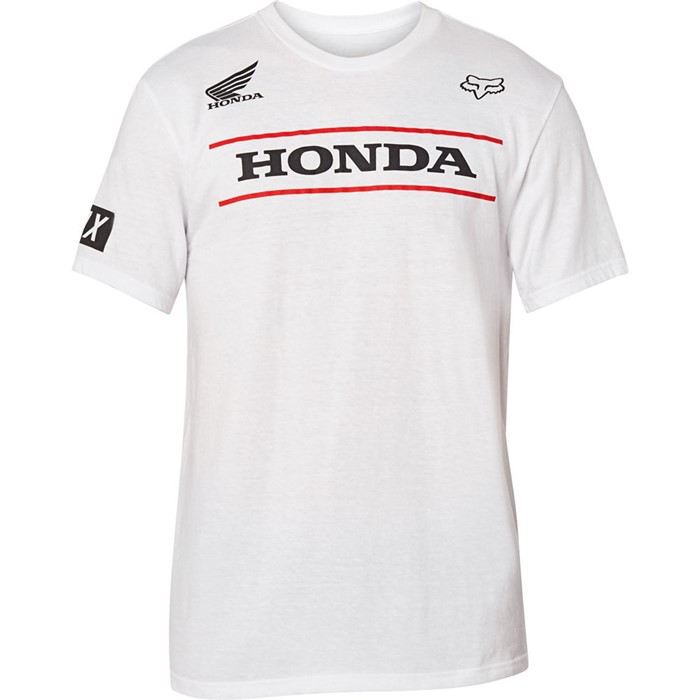 Футболка Fox Honda SS Tee Взрослый, L, белый, 2020 (26017-190-L)
