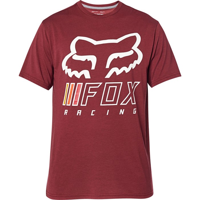 Футболка Fox Overhaul SS Tech Tee Взрослый, XL, бордовый, 2020 (26453-527-XL)