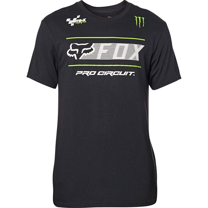 Футболка Fox Pro Circuit SS Tee Взрослый, L, черный, 2020 (26444-001-L)
