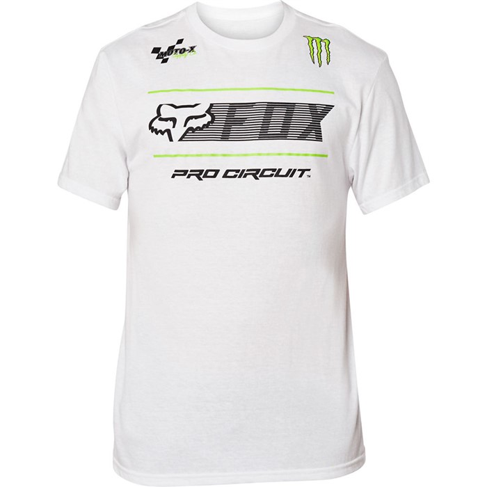 Футболка Fox Pro Circuit SS Tee Взрослый, L, белый, 2020 (26444-190-L)