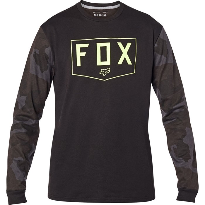 Футболка Fox Shield LS Tech Tee Взрослый, M, камуфляж, 2020 (24120-247-M)