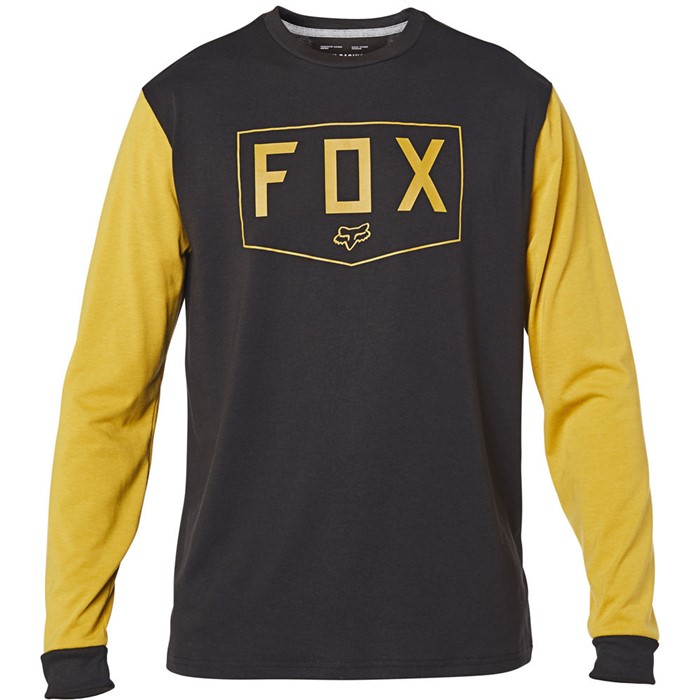 Футболка Fox Tournament LS Tech Tee Взрослый, M, желтый, 2020 (24123-440-M)