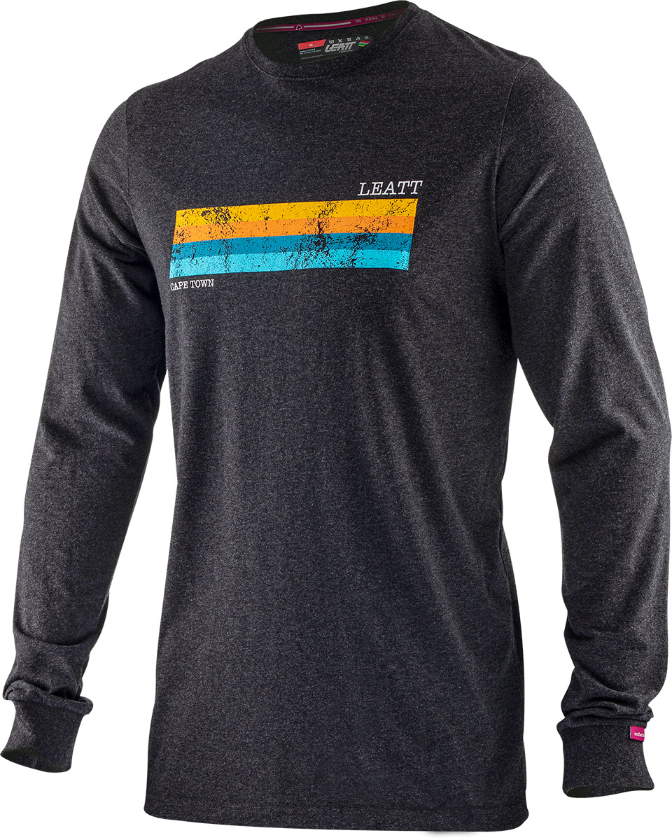 Футболка Leatt Beermat LongSleve Shirt Взрослый, M, серый, 2021 (5021800241)