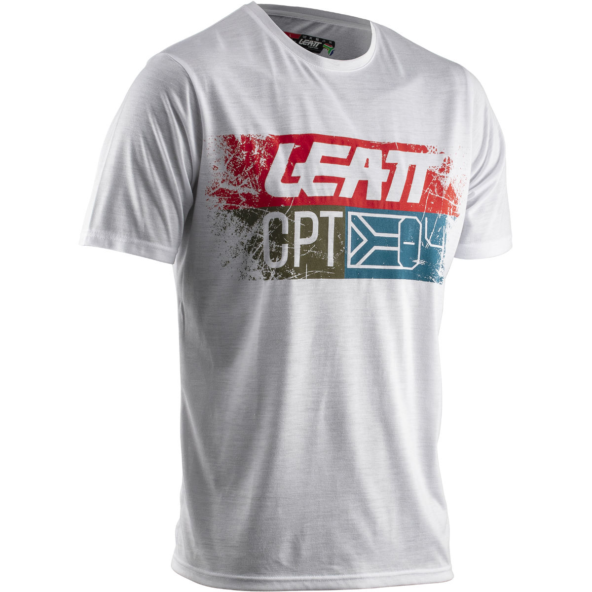 Футболка Leatt Core T-Shirt (2020) Взрослый, L, белый, 2020 (5020004742)