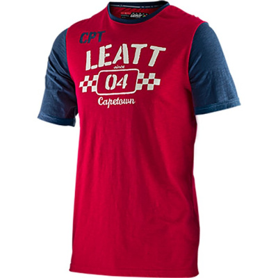 Футболка Leatt Heritage T-Shirt Взрослый, M, красный, 2021 (5021800301)