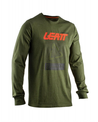 Футболка Leatt Mesh LongSleeve Shirt Взрослый, L, хаки, 2020 (5020004942)