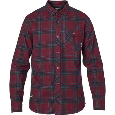 Рубашка Fox Gamut Stretch Flannel Cranberry, L, 2020 (23890-527-L)