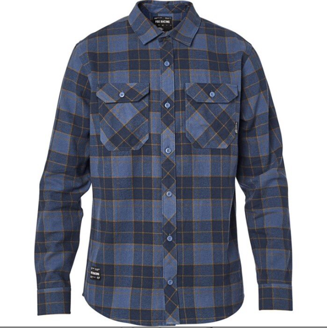 Рубашка Fox Traildust 2.0 Flannel Navy/Gold, M, 2020 (23826-156-M)
