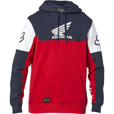 Толстовка Fox Honda Pullover Fleece Navy/Red, M, 2020 (25956-248-M)