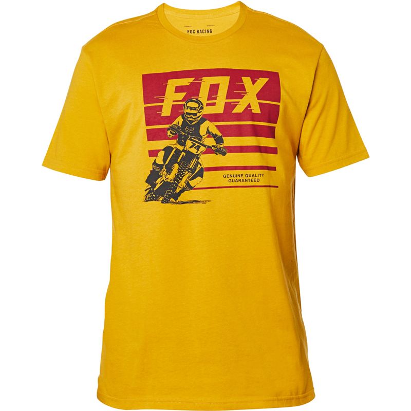 Футболка Fox Advantage SS Premium Tee Mustard, XL, 2020 (26001-440-XL)