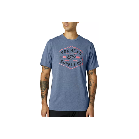 Футболка Fox Backbone SS Tech Tee Matt Blue, L, 2021 (26974-034-L)