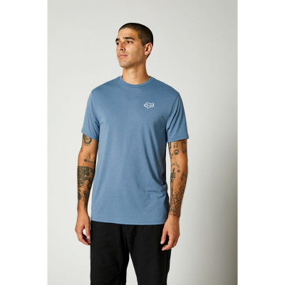 Футболка Fox Burnt SS Tech Tee Matt Blue, L, 2021 (26970-034-L)