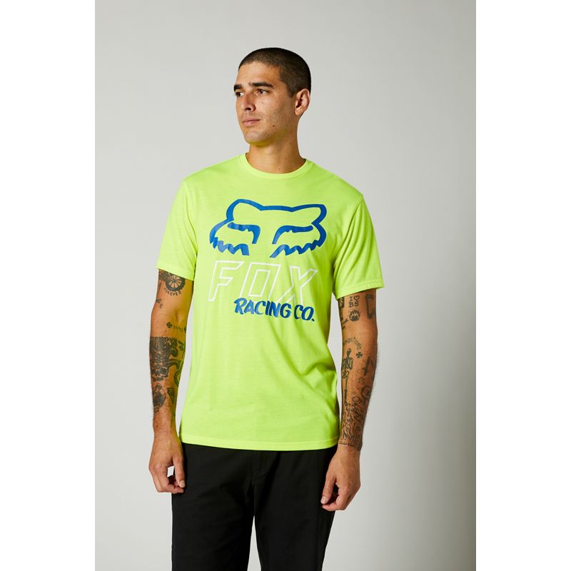 Футболка Fox Hightail SS Tech Tee Flow Yellow, L, 2021 (26973-130-L)
