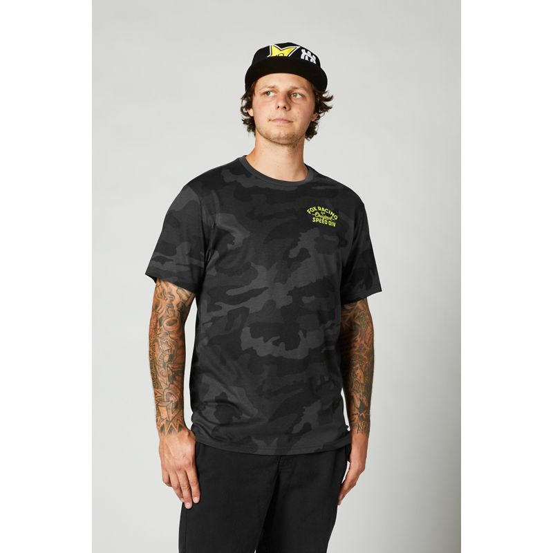 Футболка Fox Og Camo SS Tech Tee Black Camo, XL, 2021 (26976-247-XL)