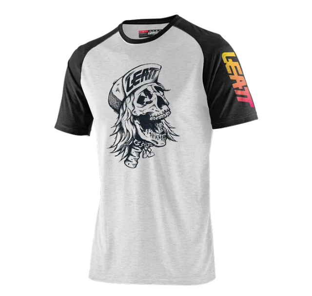 Футболка Leatt Core T-Shirt Skull, XL, 2021 (5021800163)