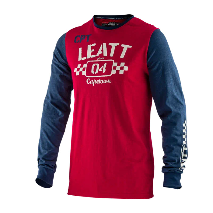 Футболка Leatt Heritage LongSleve Shirt Red, L, 2021 (5021800322)