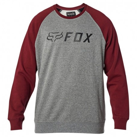 Толстовка Fox Apex Crew Fleece Grey/Red, M, 2020 (26436-037-M)