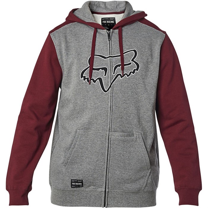 Толстовка Fox Destrakt Zip Fleece Grey/Red M (22044-037-M)