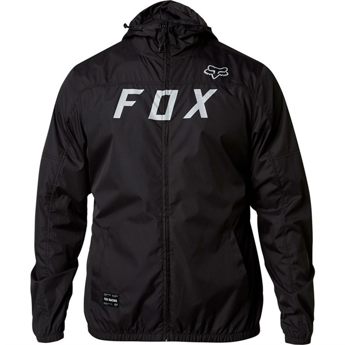 Куртка Fox Moth Windbreaker Взрослый, XXL, черный, 2020 (24423-014-2X)