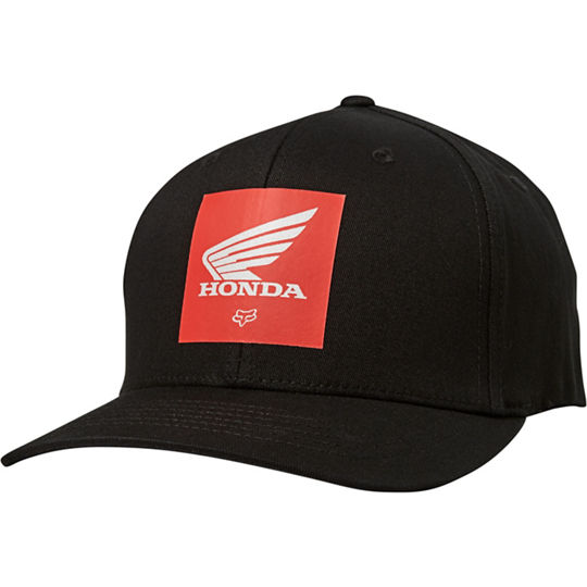 Бейсболка Fox Honda Flexfit Hat Black, L/XL, 2020 (26028-001-L/XL)