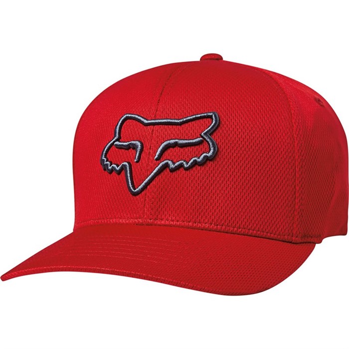 Бейсболка Fox Lithotype Flexfit Hat Bright Red L/XL