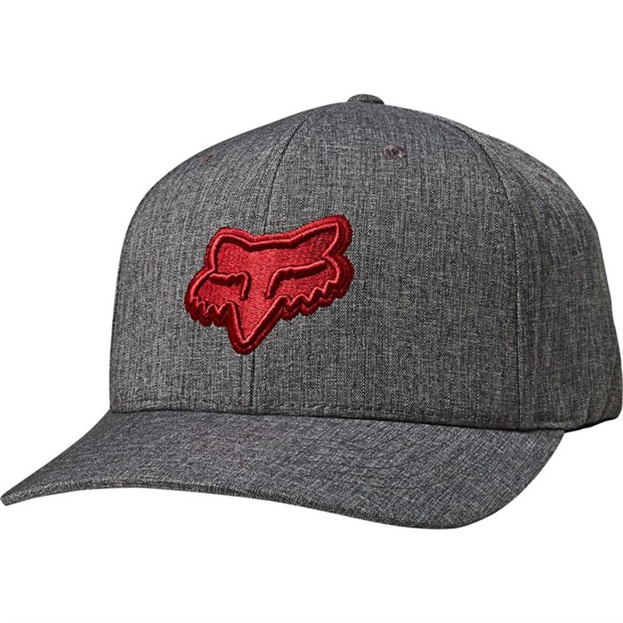 Бейсболка Fox Transposition Flexfit Hat Black/Red L/XL