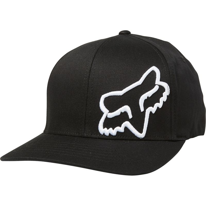 Бейсболка Fox Flex 45 Flexfit Hat черная / белая, XS/S, 2021 (58379-018-XS/S)