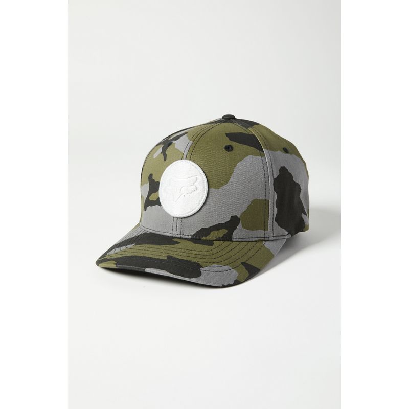Бейсболка Fox Session Flexfit Hat зеленый камуфляж, L/XL, 2021 (27092-031-L/XL)