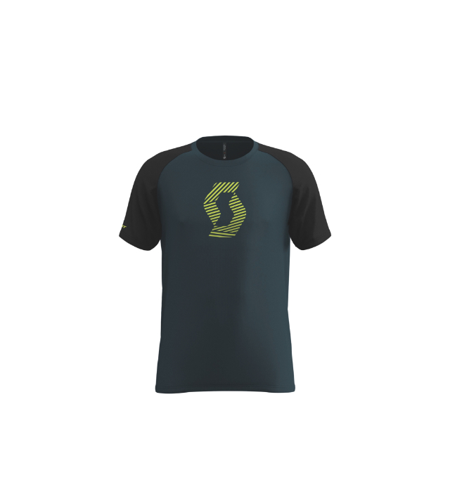 Футболка 10 Icon Raglan сумеречно-синяя/Чёрная L