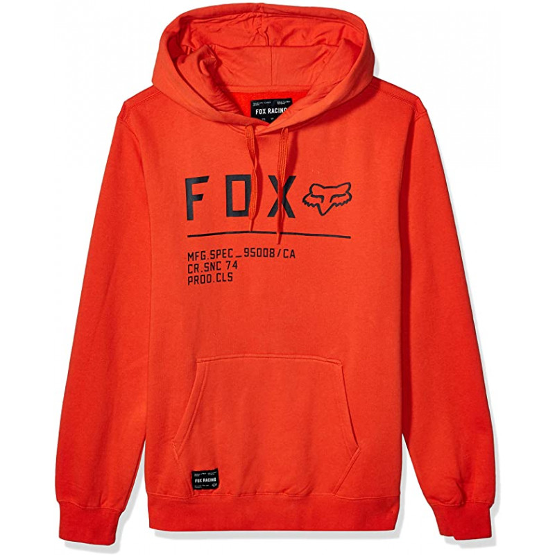 Толстовка Fox Non Stop Pullover Fleece Atomic оранжевая L (23901-456-L)