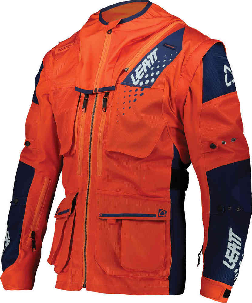Мотокуртка Leatt Moto 5.5 Enduro Jacket (2021) Взрослый, M, оранжевый, 2021 (5021000141)