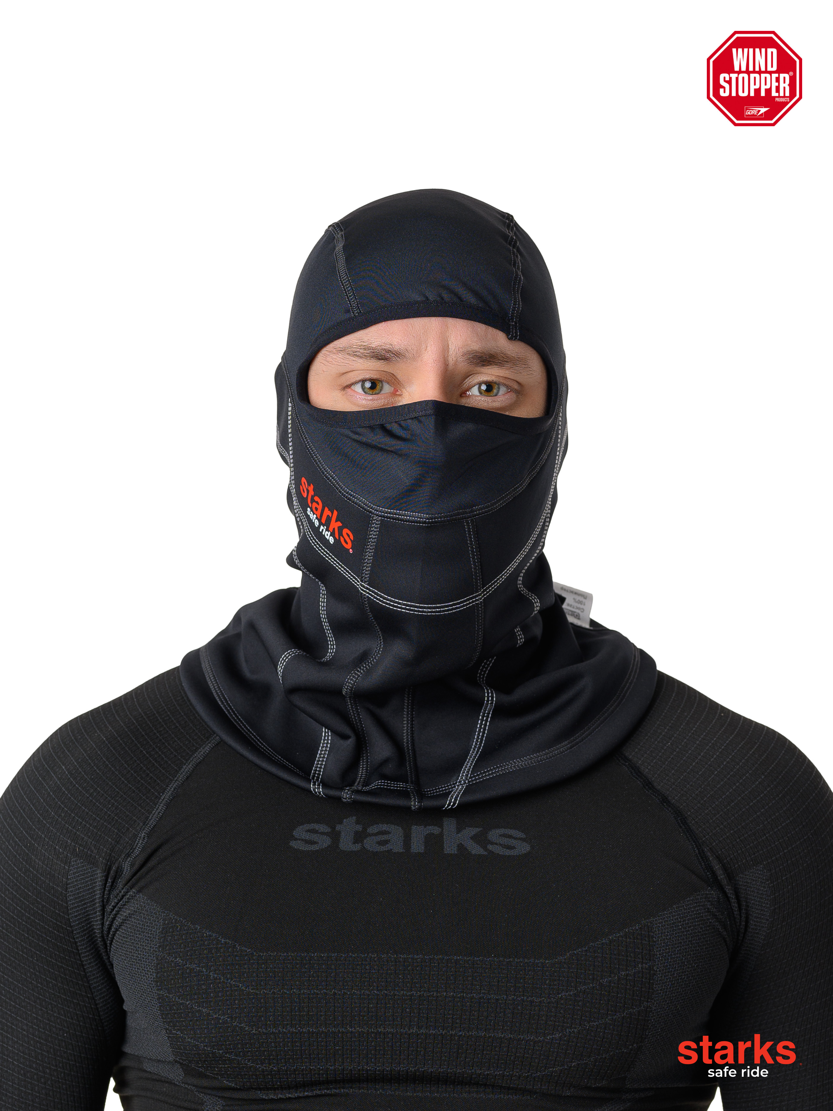 STARKS Подшлемник Light Combi WS max Чёрный (L-XL)