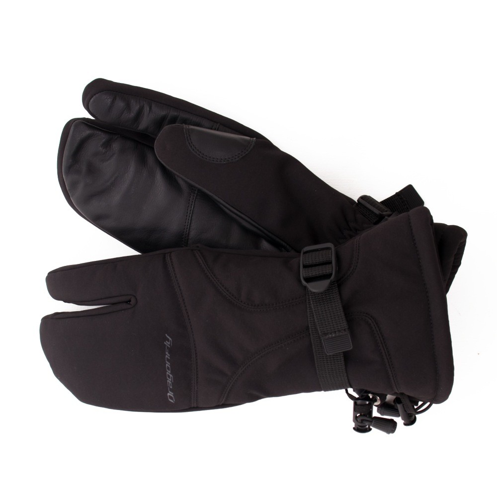 Варежки снегоходные DF SNOWMOBILE MITTENS Black (M (19.8))